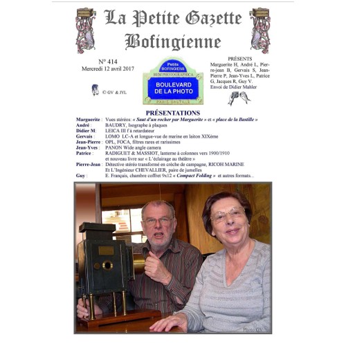 Revista 'La Petite Gazette Bofingienne' Nº 414 - 12 abril 2017