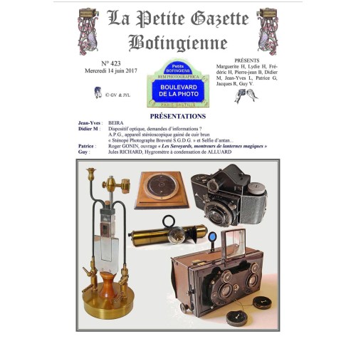 Revista 'La Petite Gazette Bofingienne' Nº 423 - 14 junio 2017