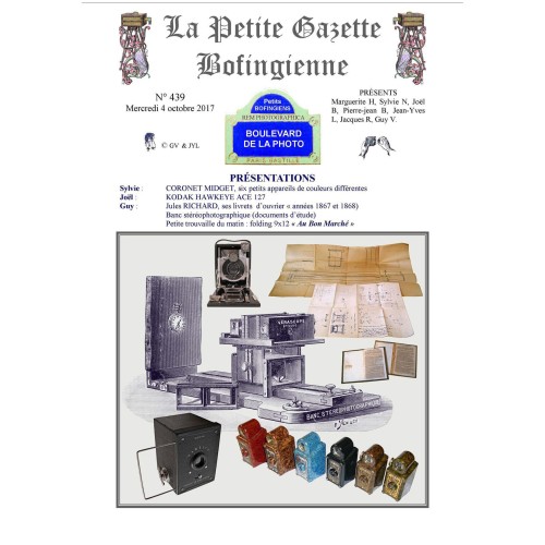 Revista 'La Petite Gazette Bofingienne' Nº 439 - 4 octubre 2017