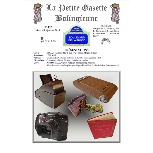 Revista 'La Petite Gazette Bofingienne' Nº 452 - 3 enero 2018