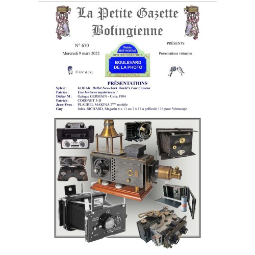 Revista 'La Petite Gazette Bofingienne' Nº 670 - 9 marzo 2022