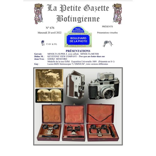 Revista 'La Petite Gazette Bofingienne' Nº 676 - 20 abril 2022