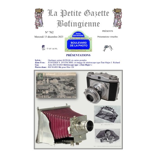 Revista 'La Petite Gazette Bofingienne' Nº 762