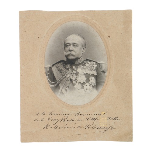 CDV retrato del marqués de Polavieja , de Art Fot Kaulak (Madrid)