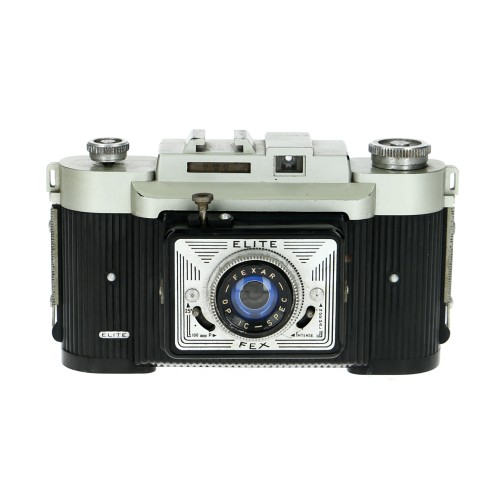 Elite Fex camera with leather case