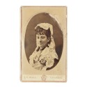 Carte de visite retrato de dama de Ayola