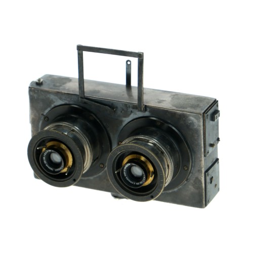 Camara Estereoscopica Pocket Focal - Eugene Hanau 45x107mm