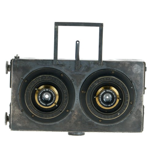 Camara Estereoscopica Pocket Focal - Eugene Hanau 45x107mm