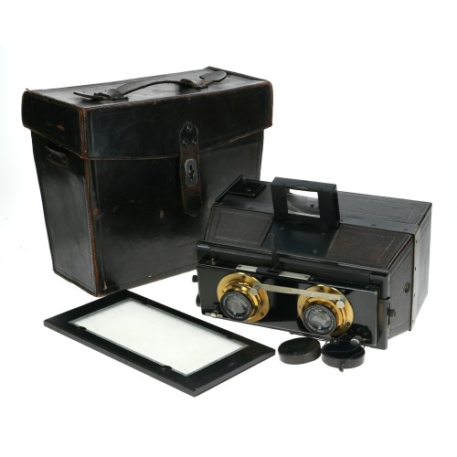 Camara Estereoscopica 9x18 Fortin con funda