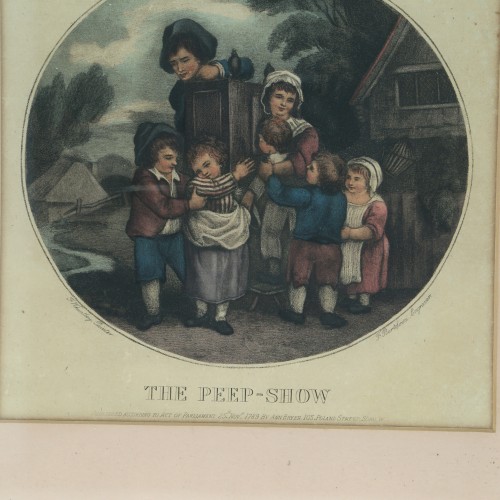Cuadro de F. Wheatly "The Peep-Show" (226años)
