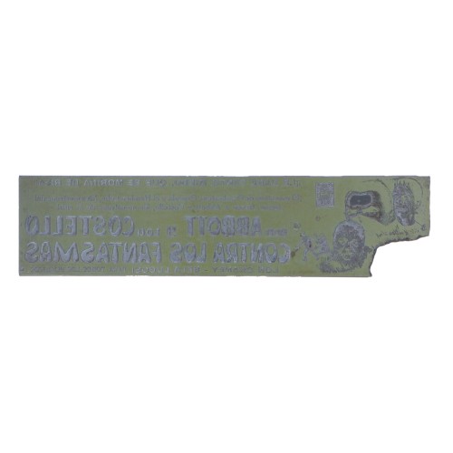 Placa de impresión - Contra los fantasmas